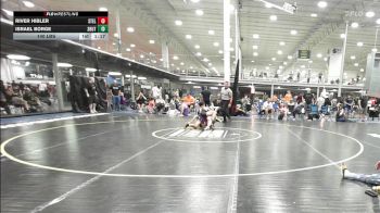 140 lbs Rr Rnd 2 - River Hibler, Steller Trained Seripas - HSC vs Israel Borge, Team Shutt Mau Mau - HSC