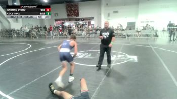 123 lbs Consi Of 8 #1 - Santino Otero, Winslow Bloodline vs Cole Diaz, Mohave