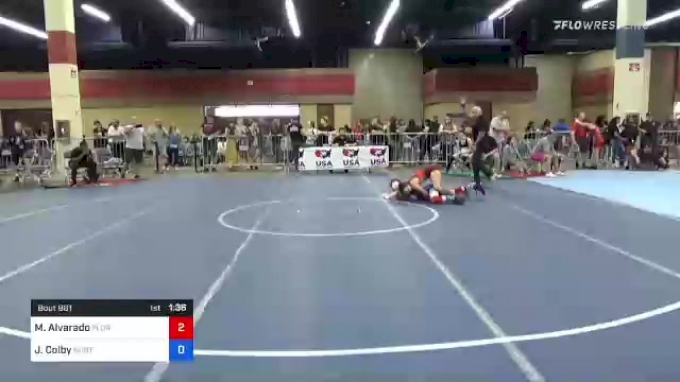 97 lbs Consi Of 4 - Maya Alvarado, Florida vs Jordynn Colby, North Pole ...