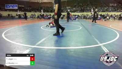 60 lbs Semifinal - Toby Jager, Carl Albert vs Jhett Stucky, Maize WC