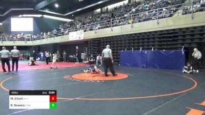 48 lbs Final - Maverick Elliott, Milford vs Brody Bowers, Ford City