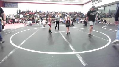 66 lbs Consolation - Hudson Burdick, Perry Wrestling Academy vs Kaine Rosholt, Wolfpak Wrestling