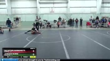 88 lbs Round 1 (8 Team) - Salvatore Borrometti, Rednose vs Jameson Burns, Ranger WC