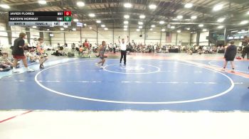 90 lbs Round Of 32 - Javier Flores, Whitted Trained National Dual Team - MS vs Haydyn Horwat, TDWC Maniacs Grey - MS