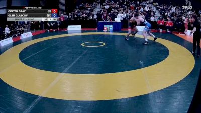 75kg Round 2 - Colten Gray, Saskatoon Junior Huskies vs Gleb Glazcov, Dinos Wrestling Club