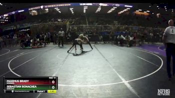 2A 126 lbs Quarterfinal - Sebastian Bonachea, Oakleaf vs Maximus Brady, Mariner