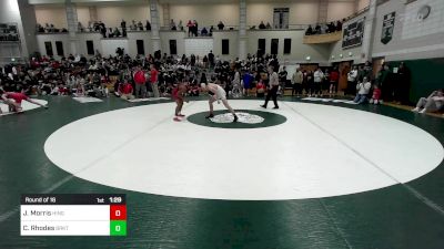 120 lbs Round Of 16 - Johnny Morris, Hingham vs Casey Rhodes, Brockton