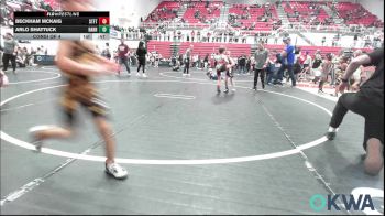 46 lbs Consi Of 4 - Beckham McKaig, Standfast vs Arlo Shattuck, Harrah Little League Wrestling