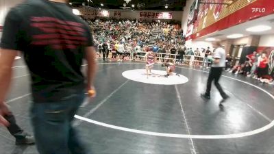 102-112 lbs Quarterfinal - Mercedes Goodman, Riverton Middle School vs Kya Wesaw, Fort Washakie Middle School