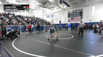 100 lbs Cons. Round 2 - Leanne Flores, San Dimas vs Jazmine O`Campo, Brea Olinda