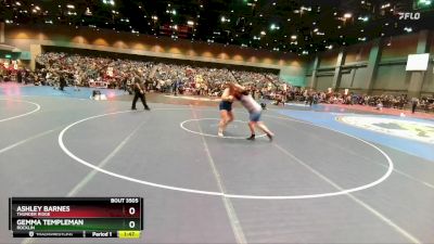 235 lbs Quarterfinal - Gemma Templeman, Rocklin vs Ashley Barnes, Thunder Ridge