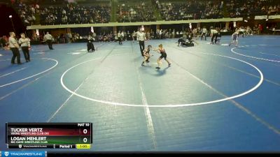 56 lbs Cons. Round 3 - Tucker Vertz, Viking Wrestling Club (IA) vs Logan Mehlert, Big Game Wrestling Club