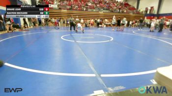 76 lbs Rr Rnd 1 - Drake Lear, Fort Gibson Youth Wrestling vs Daxton Deckard, Raw Wrestling Club