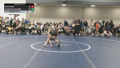 70 lbs Round Of 32 - Levi Miller, NC vs Jackson Claycomb, PA