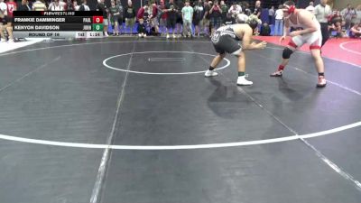 220 lbs Round Of 16 - Frankie Damminger, Paulsboro vs Kenyon Davidson, Johnson City