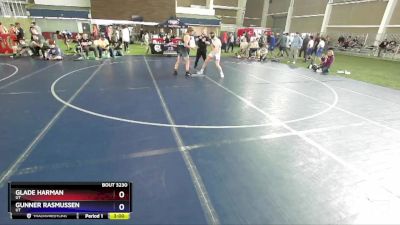 132 lbs Cons. Round 4 - Glade Harman, UT vs Gunner Rasmussen, UT