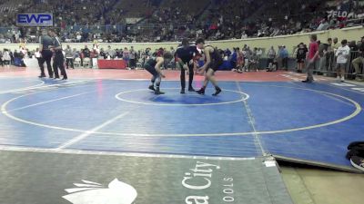 92 lbs Consi Of 16 #2 - Dax London, Mustang Middle School vs Haven Grover, Edmond Santa Fe