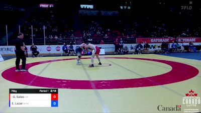 74kg Semifinal - Gunnar Sales, Guelph WC vs Elijah Lazar, BMWC