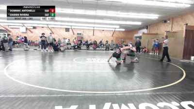 285 lbs Consi Of 8 #2 - Dominic Antonelli, Tobyhanna vs Zaiden Rivera, East Stroudsburg