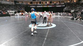 5A 165 lbs Champ. Round 1 - Reagan Luttrell, Cleveland vs Nathan Hawkins, Cibola