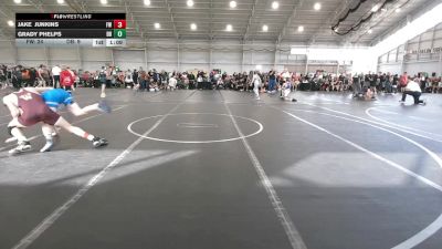 144 lbs Round 3 (8 Team) - Jake Junkins, Freakztyle Wrestling vs Grady Phelps, Dayton Bandits