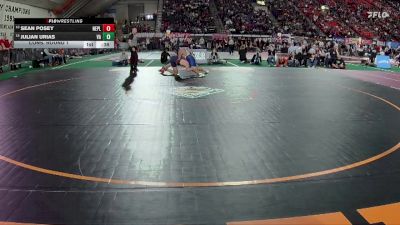 3A 190 lbs Cons. Round 1 - Sean Posey, New Plymouth vs Julian Urias, Valley