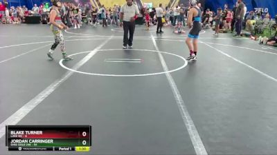 96 lbs Round 3 (8 Team) - Jordan Carringer, Ohio Gold 24k vs Blake Turner, Lake WC