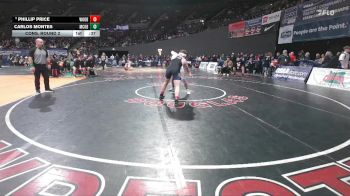 5A Boys 190 lbs Cons. Round 2 - Phillip Price, Woodburn Boys vs Carlos Montes, McKay Boys