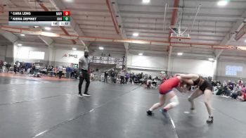 140 lbs Semifinal - Cara Leng, Marysville High School vs Kiera Depinet, Seneca East High School