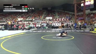 145 lbs Cons. Round 1 - Gabby Roth, St. George-Rock Creek HS vs Shaelynn Smail, Paola Hs