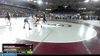 106 lbs Cons. Round 1 - Joseph Argeris, Olympia Wrestling Club vs Noah Agloro, Askeo International Mat Club