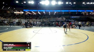 3A 126 lbs Cons. Round 1 - Kyle Leaich, Treasure Coast vs Yosef Walsh, Palm Harbor University