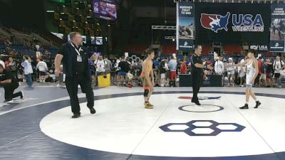 100 lbs Cons. Rd Of 64 - Owen Santos, California vs Tyler Marx, Idaho