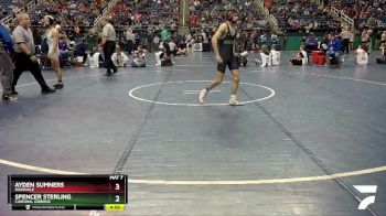 4A 106 lbs 3rd Place Match - Spencer Sterling, Cardinal Gibbons vs Ayden Sumners, Ragsdale