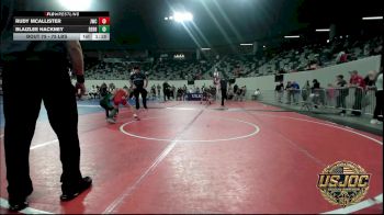 75 lbs Final - Rudy McAllister, Juggernaut Wrestling Club vs BlaizLee Hackney, Derby Wrestling Club