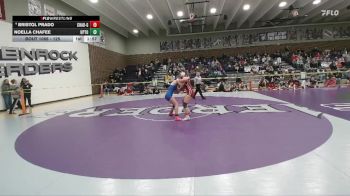 125 lbs Champ. Round 2 - Noella Chafee, Upton vs Bristol Prado, Chadron Girls