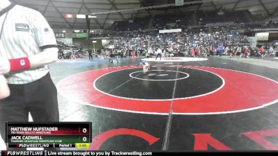 71 lbs 3rd Place Match - Jack Cadwell, Thunder Mountain Wrestling Club vs Matthew Hufstader, Tri-Town Bullyz Wrestling