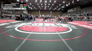 120 lbs Cons. Round 5 - Cruz Enderle, St. Pius X (Kansas City) vs Mason Brayfield, Park Hill
