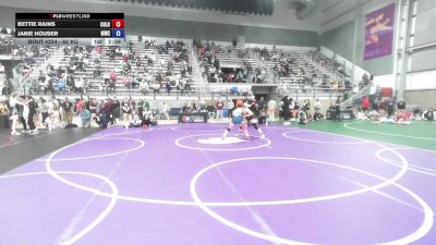 62 kg Cons. Rd Of 32 - Bettie Rains, Colorado vs Janie Houser, Menlo Wrestling Club