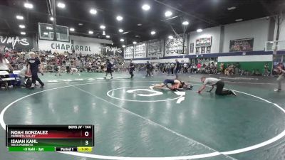 144 lbs 1st Place Match - Isaiah Kahl, Vista Murrieta vs Noah Gonzalez, Murrieta Valley