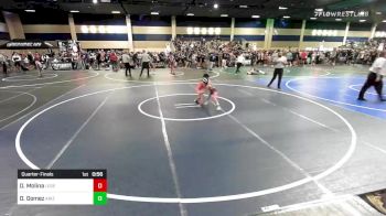 50 lbs Quarterfinal - Daniel 'La'iku' Molina, Legends Of Gold vs Danikah Gomez, Arizona Girls Wrestling