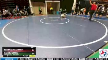 50 lbs Cons. Round 5 - Maximiliano Almanza, NXT Level Wrestling Academy vs Gabriel Norcini, Dragon Youth Wrestling