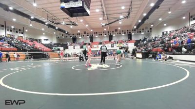 130 lbs Round Of 16 - Hailey Whitley, Tahlequah Girls HS vs Kaylin Searcy, Catoosa Wrestling