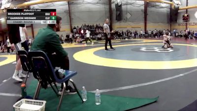 138 lbs Champ. Round 1 - Brookes Platfoot, Graham vs Garrison Weisner, Clay