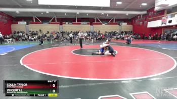 152 lbs Champ. Round 1 - Vincent Le, Irvington High School vs Collin Taylor, Napa High School