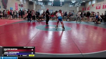 126 lbs Round 3 - Kolter Burton, J.E.T vs Jake Castagneto, Fighting Squirrels WC