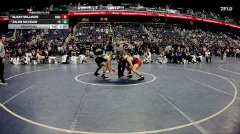 1A 175 lbs Semifinal - Elijah Williams, Union Academy vs Zalen Mccraw, Polk County High School