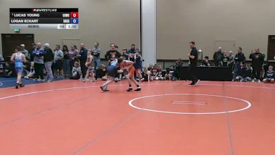 78 lbs Semis - Lucas Young, Creek Style Wrestling Club vs Logan Eckart, Bad Karma