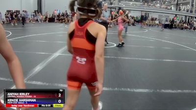 78 lbs Semis (4 Team) - Audra Terwilliger, Central Pennies Power vs Brooklyn Murray, MGW Lost Souls