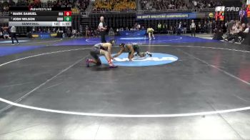 141 lbs Semifinal - Josh Wilson, Greensboro vs Mark Samuel, Roanoke